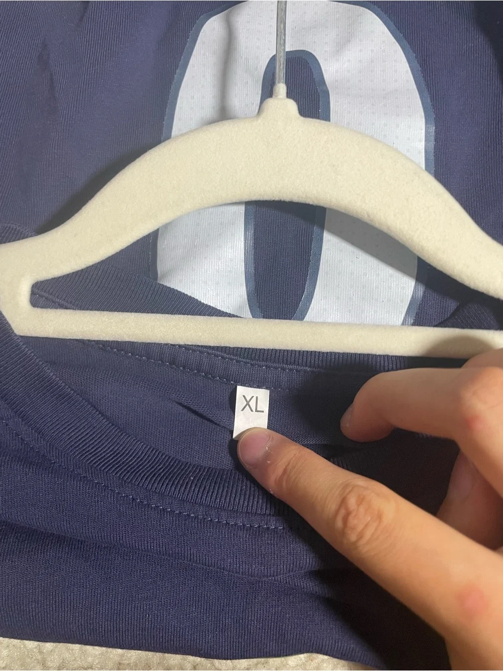 Kids Navy Tee with Green Logo